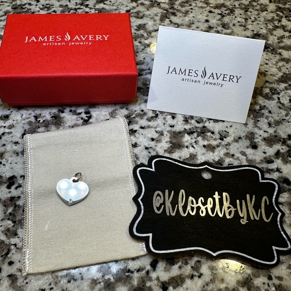 NWT JAMES AVERY 2021 RETIRED HEART CHARM ❤️ - Picture 4 of 4